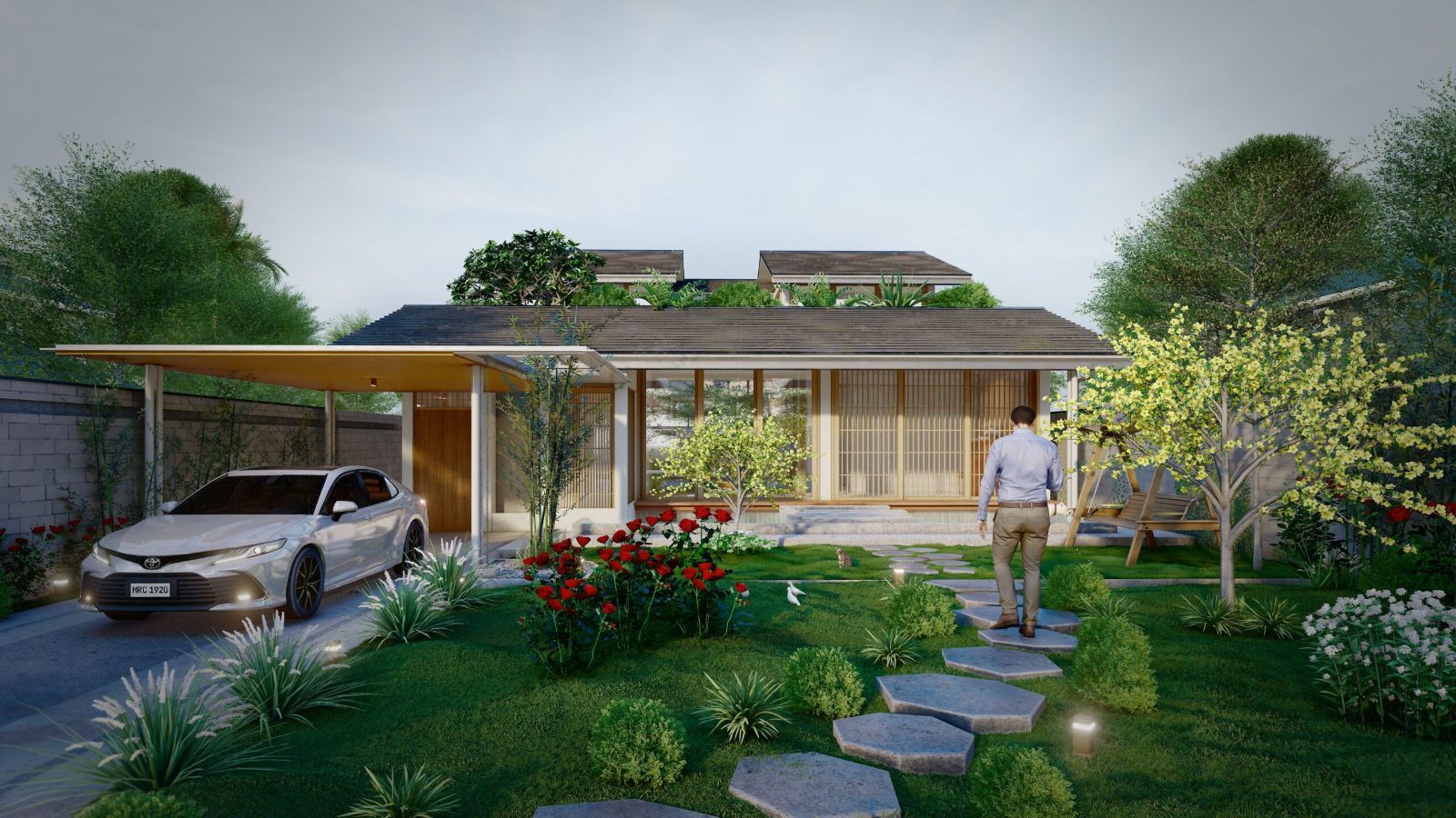 Mẫu Sân Vườn Đẹp Lâm Đồng: 8 Ý Tưởng Thực Tế Phù Hợp Khí Hậu