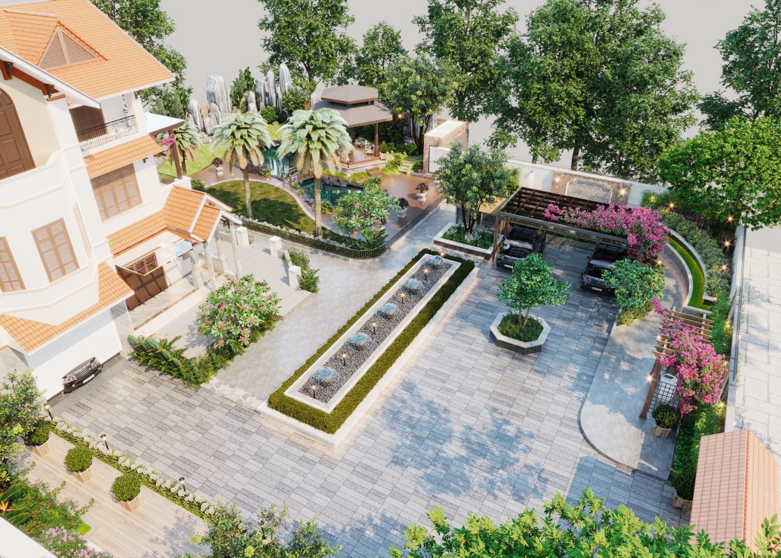 Thi Công Cảnh Quan Lâm Đồng: Quy Trình 6 Bước & Lưu Ý Cao Nguyên