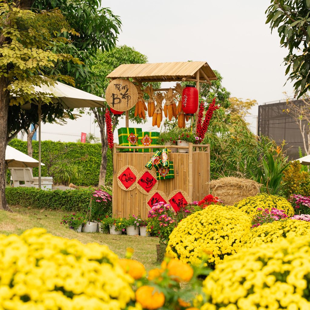 Trang trí tết TAS - The American School 15